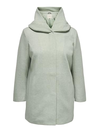 ONLY CARMAKOMA Damen Carsedona Light Coat Otw Noos Mantel, Lily Pad/Detail:MELANGE, L EU (50/52) von ONLY Carmakoma