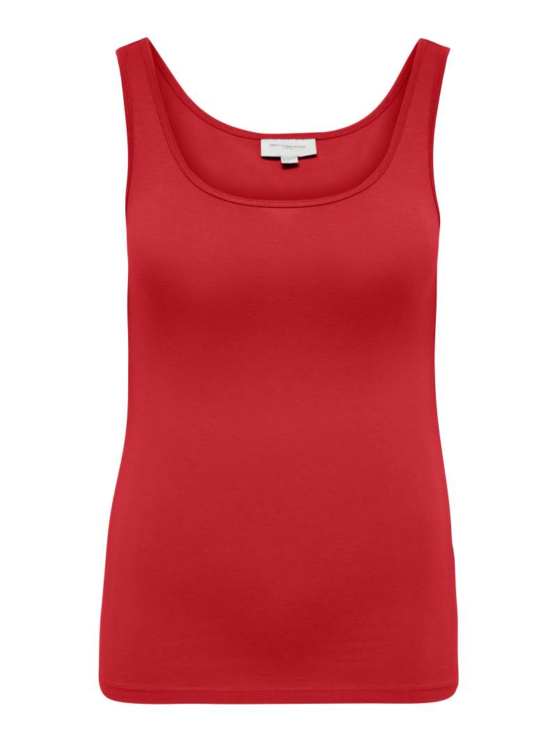 ONLY CARMAKOMA - CARTIME LIFE TANK TOP JRS mars red von ONLY CARMAKOMA