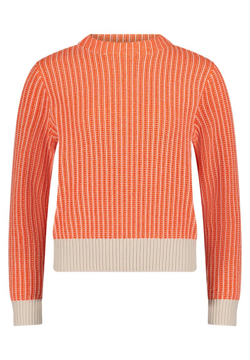 Betty & Co - Strickpullover cream/orange - Gr. - 36 von Betty & Co