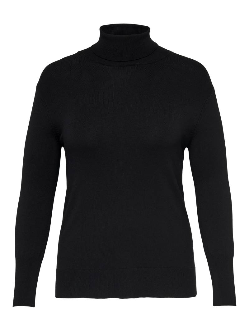 ONLY CARMAKOMA - CARVENICE LS ROLL PULLOVER NOOS black von ONLY CARMAKOMA