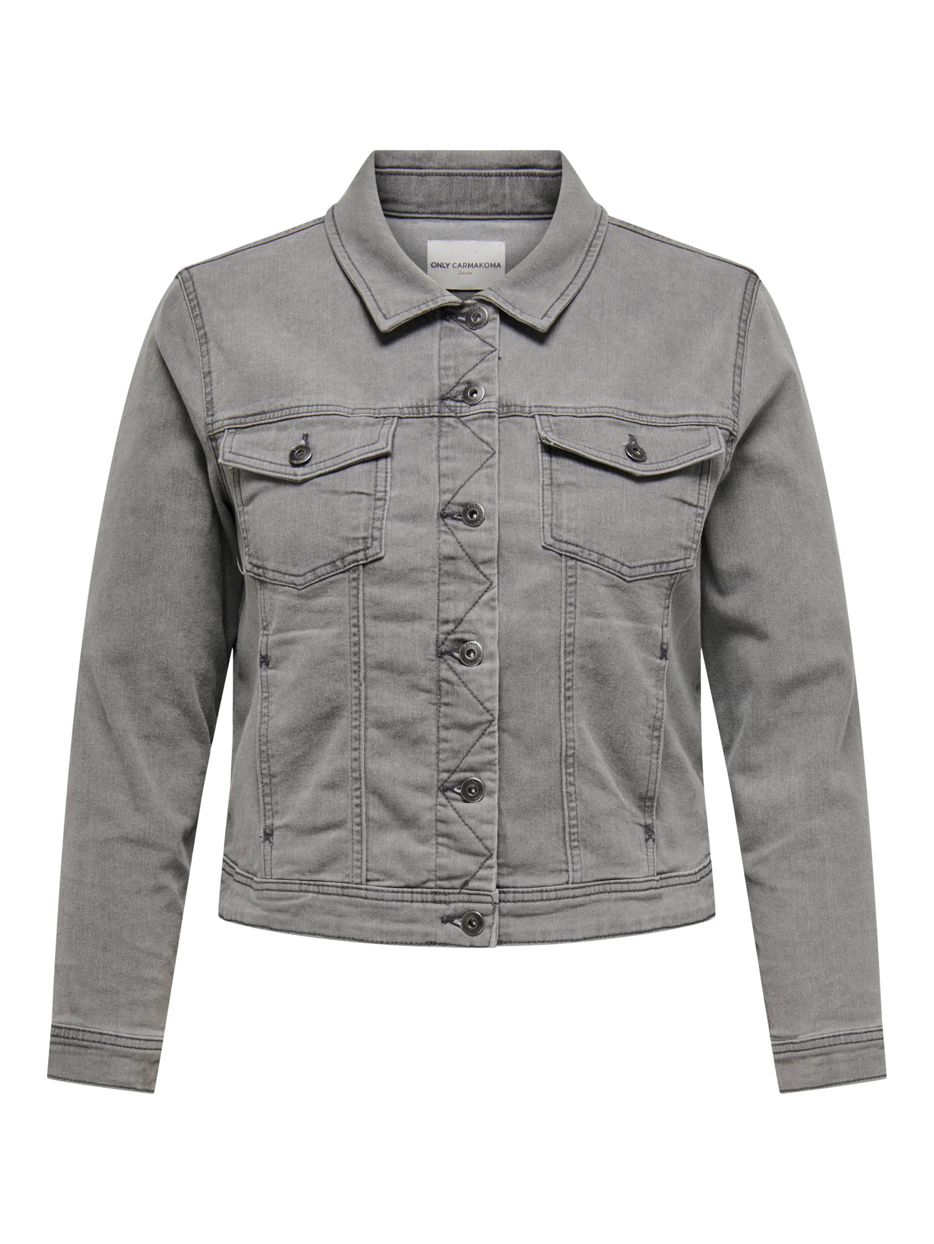 ONLY CARMAKOMA - CARWESPA LS JACKET MGD DNM NOOS medium grey denim - Gr. - 44 von ONLY CARMAKOMA