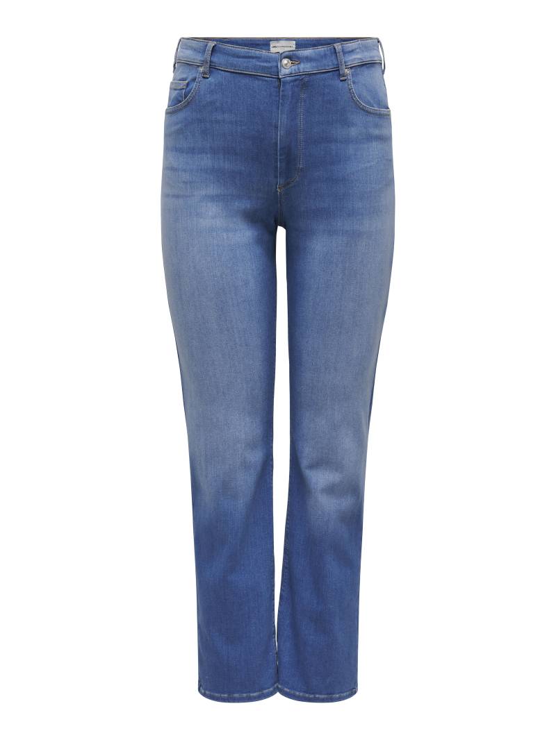 ONLY CARMAKOMA - CARWILLY HW STRAIGHT DNM REA12187 NOOS medium blue denim von ONLY CARMAKOMA