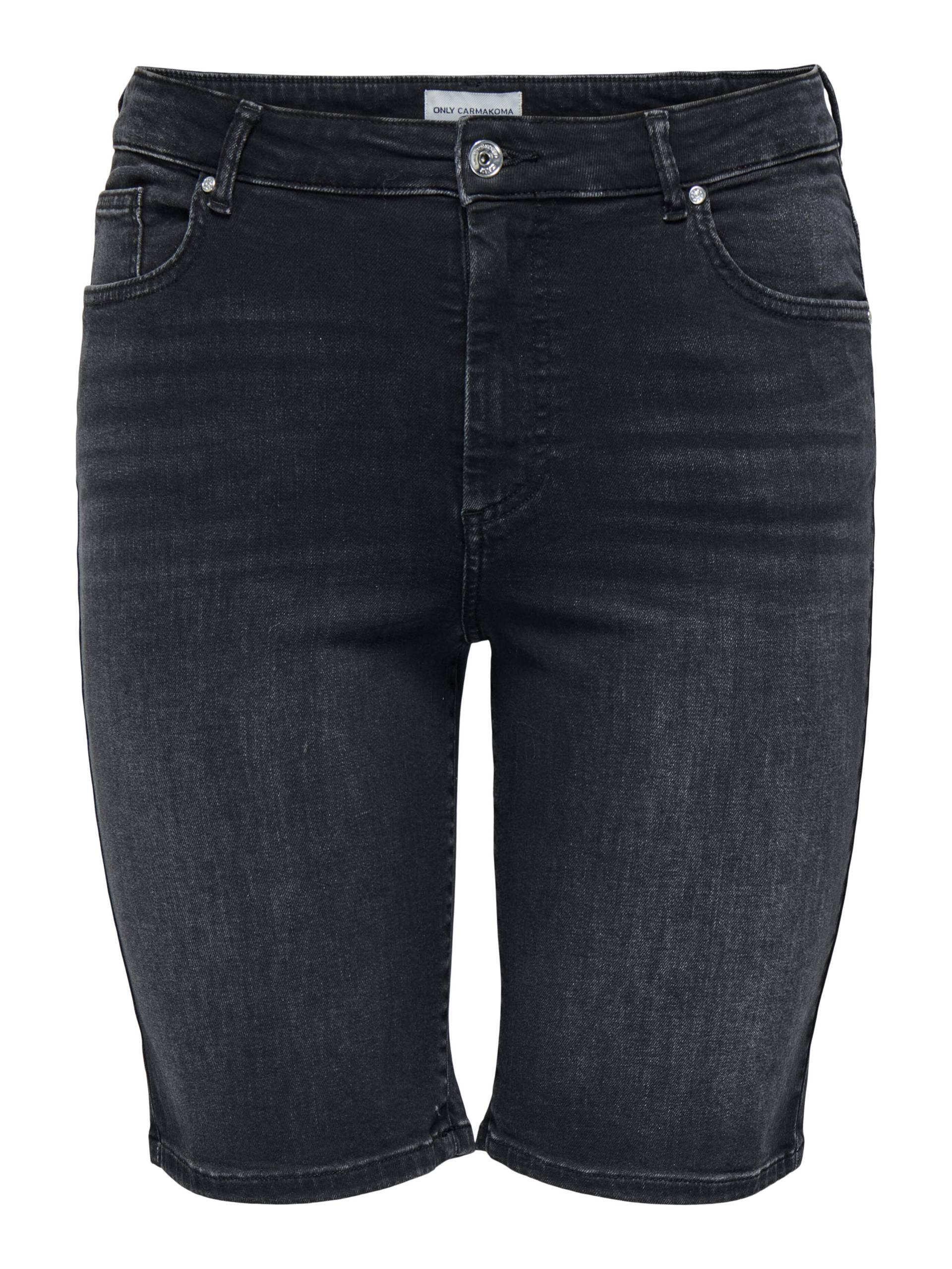 ONLY CARMAKOMA - CARWILLY HW WIDE SHORTS DNM REABOX washed black - Gr. - 42 von ONLY CARMAKOMA