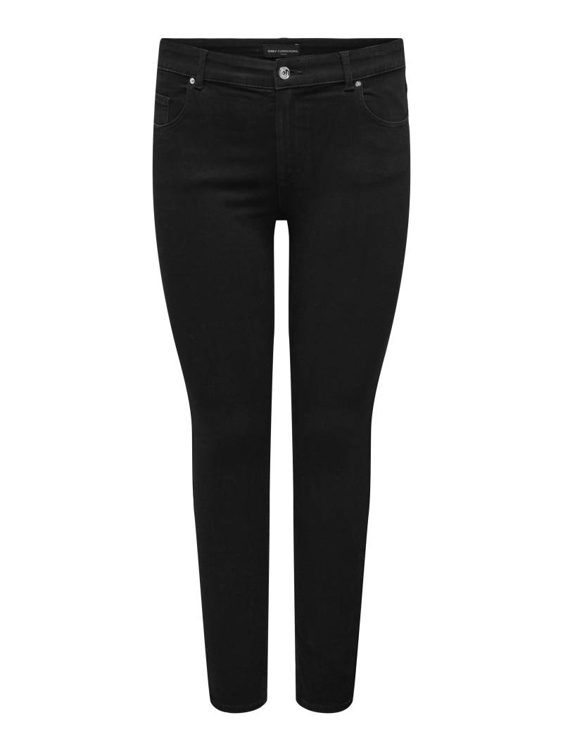 ONLY CARMAKOMA - CARWILLY REG SK JEANS DNM PIM2343 NOOS black denim - Gr. - 46/32 von ONLY CARMAKOMA