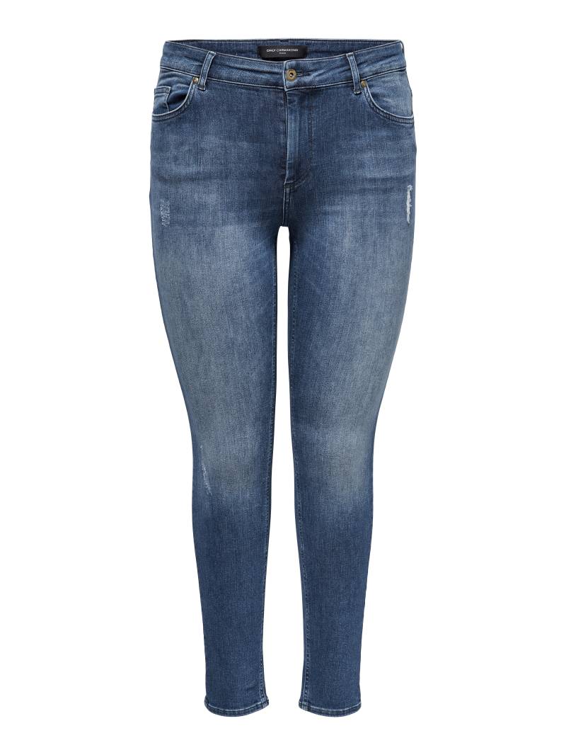 ONLY CARMAKOMA - CARWILLY REG SKINNY JEANS DNM TAI NOOS medium blue denim - Gr. - 44/32 von ONLY CARMAKOMA