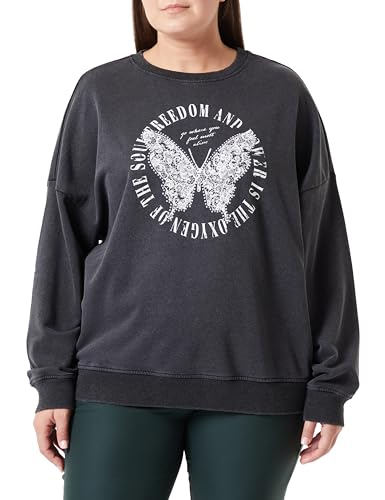 ONLY CARMAKOMA Carlucinda L/S Wings O-Neck SWT von ONLY Carmakoma