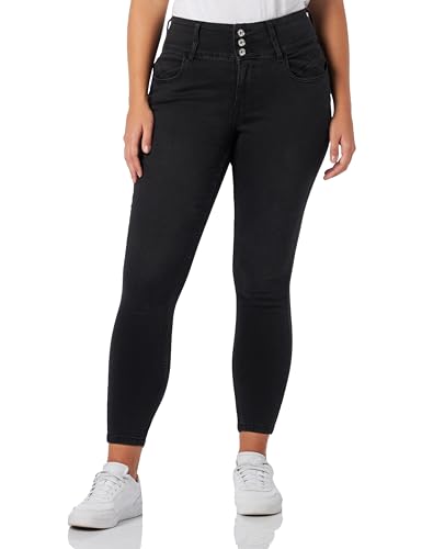 ONLY CARMAKOMA Damen CARANNA HW ANK DNM ANA Skinny-fit-Jeans, Washed Black, 52W x 32L von ONLY Carmakoma