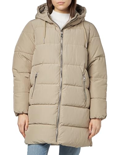 ONLY CARMAKOMA Damen CARNEWDOLLY Long Puffer Coat OTW NOOS Steppmantel, Braun, L-50/52 von ONLY Carmakoma