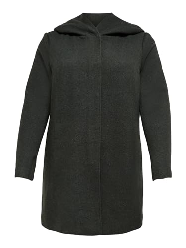 ONLY CARMAKOMA Damen CARSEDONA Light Coat OTW NOOS Mantel, Rosin/Detail:Melange, 46 von ONLY Carmakoma