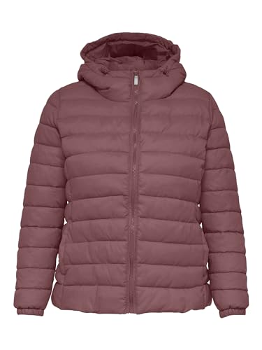 ONLY CARMAKOMA Damen CARTAHOE Hood Jacket OTW NOOS Steppjacke, Rose Brown, L-50/52 von ONLY Carmakoma