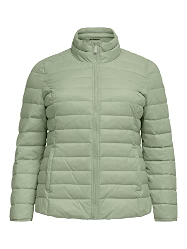 ONLY CARMAKOMA Damen CARTAHOE Quilted Jacket OTW Jacke, Reseda, L-50/52 von ONLY Carmakoma