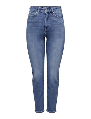ONLY CARMAKOMA Damen Caremily Stretch Hw St Ak DNM Cro005, Medium Blue Denim, 48W / 32L EU von ONLY Carmakoma