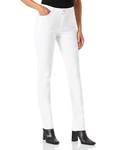 ONLY CARMAKOMA Damen Carlaola Hw Slim Jns Azg270 Dnmnoos Jeans, Weiß, 46W / 32L EU von ONLY Carmakoma