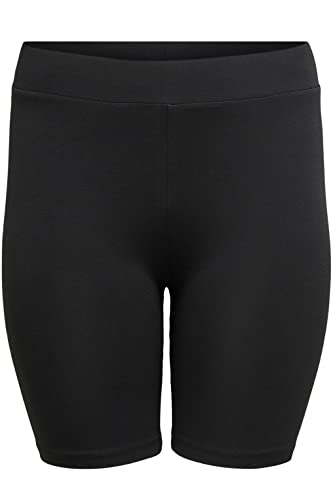 ONLY CARMAKOMA Damen Cartime Jrs Noos Shorts, Schwarz, 42-44 Große Größen EU von ONLY Carmakoma