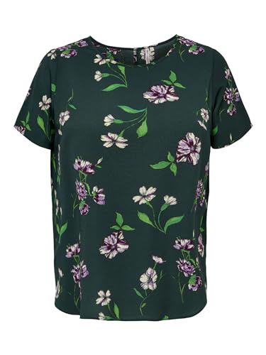 ONLY CARMAKOMA Damen Carvica Noos Wvn Top, Scarab/Aop:garden Flowers, 42 Große Größen EU von ONLY Carmakoma