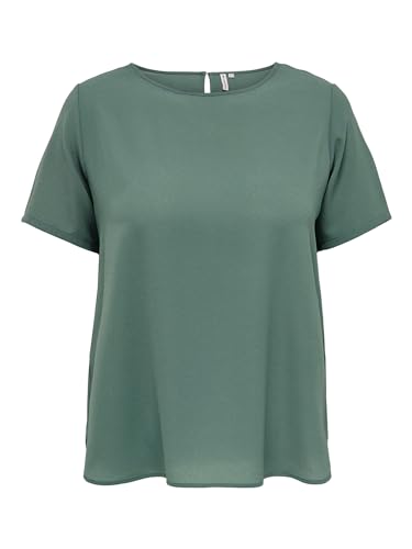 ONLY CARMAKOMA Damen Carvica Top Wvn Noos Bluse, Balsam Green, 42 Große Größen EU von ONLY Carmakoma