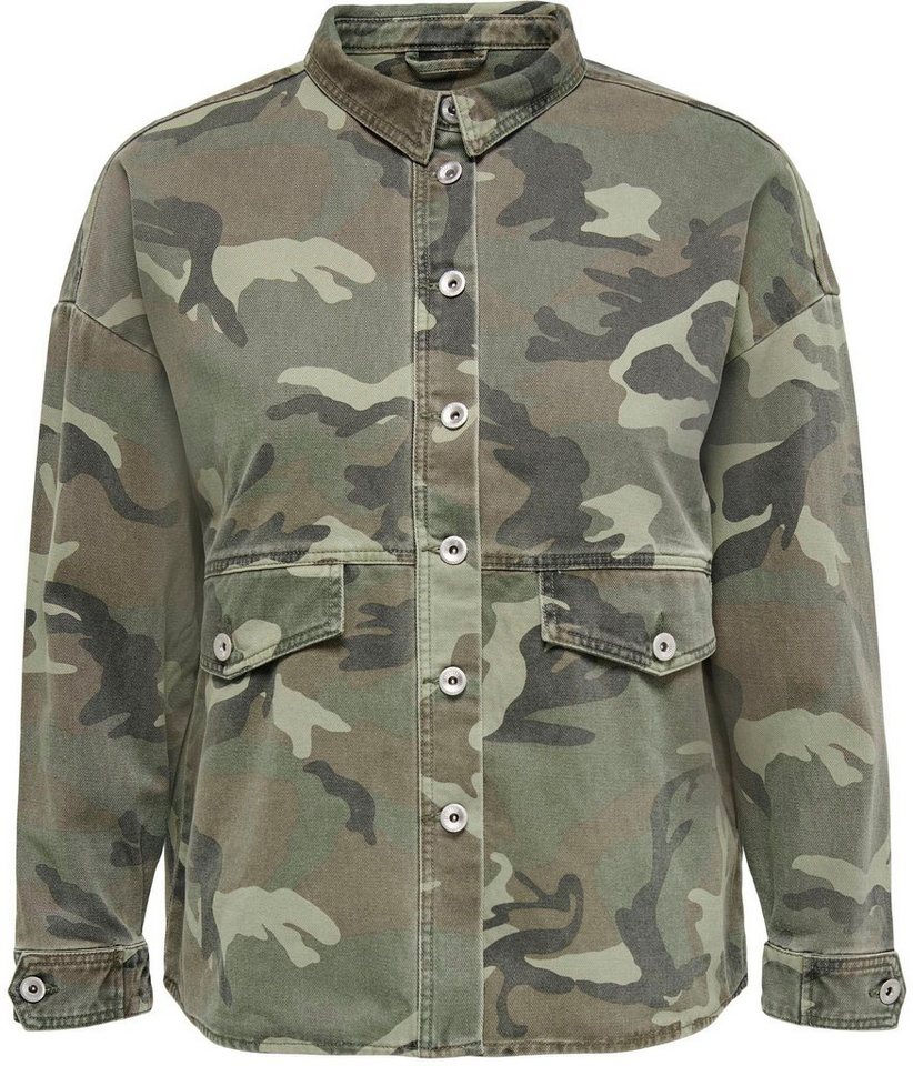 ONLY CARMAKOMA Fieldjacket CARCHARLIE AOP CANVAS JACKET OTW von ONLY CARMAKOMA