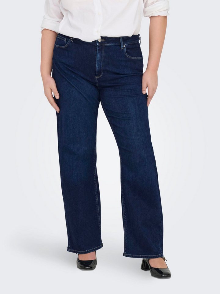 ONLY CARMAKOMA High-waist-Jeans CARWILLY HW WIDE JEANS CRO NOOS von ONLY CARMAKOMA