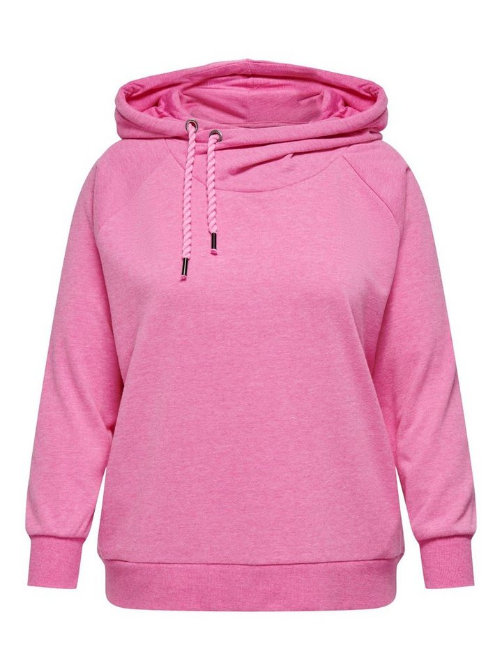 ONLY CARMAKOMA Hoodie CARLAMILLE L/S HOOD CS SWT von ONLY CARMAKOMA