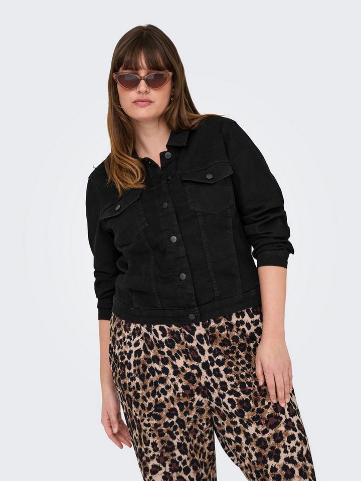 ONLY CARMAKOMA Jeansjacke CARWESPA LS JACKET BLACK DNM von ONLY CARMAKOMA