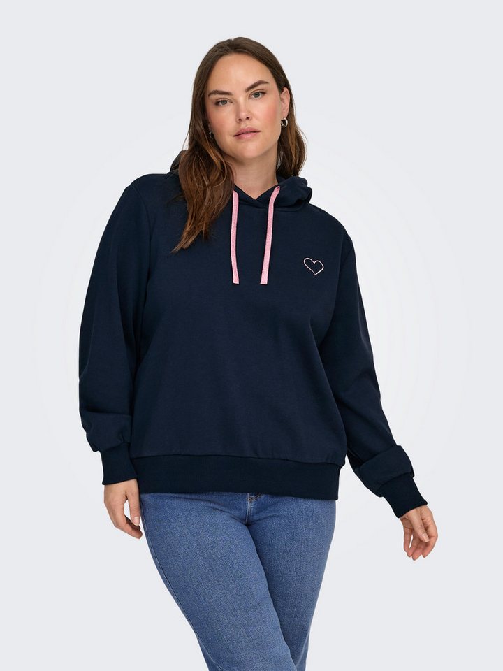 ONLY CARMAKOMA Kapuzensweatshirt CARNOLI L/S HEART HOOD SWT NOOS von ONLY CARMAKOMA