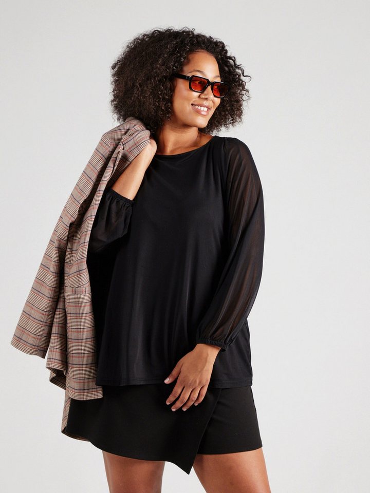 ONLY CARMAKOMA Langarmbluse CARFOREST (1-tlg) Drapiert/gerafft von ONLY CARMAKOMA