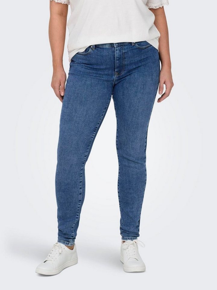 ONLY CARMAKOMA Skinny-fit-Jeans CARPOWER MID SKINNY PUSHUP DNM SOO411 von ONLY CARMAKOMA