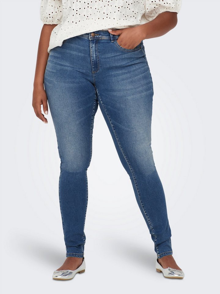 ONLY CARMAKOMA Skinny-fit-Jeans CARSALLY REG SK DNM BJ114-3 NOOS Materialmix, skinny fit von ONLY CARMAKOMA