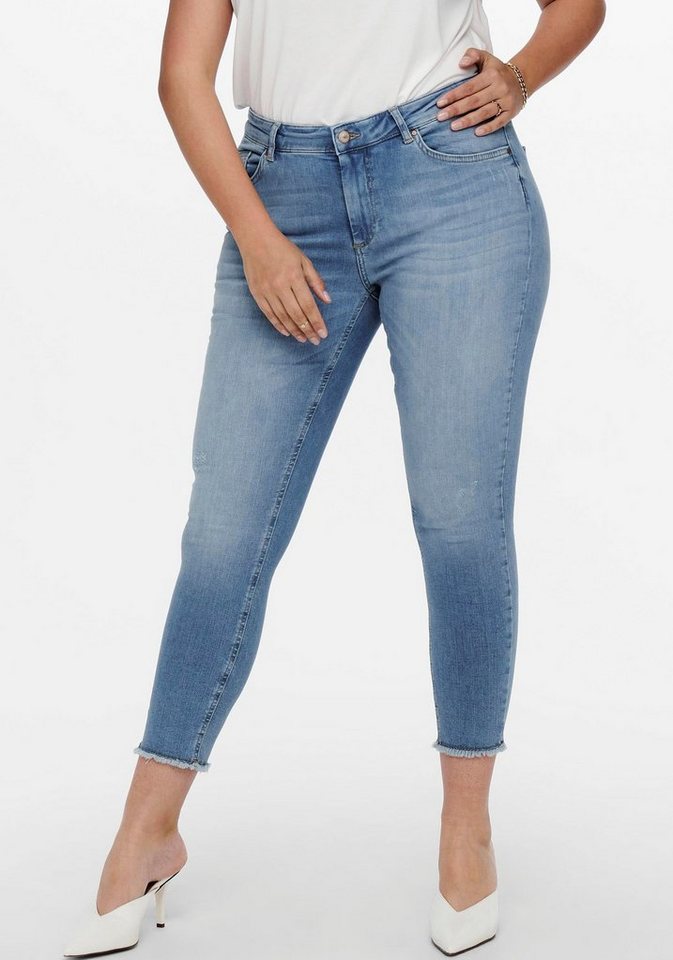 ONLY CARMAKOMA Skinny-fit-Jeans CARWILLY REG SK ANK DNM REA1467 NOOS von ONLY CARMAKOMA