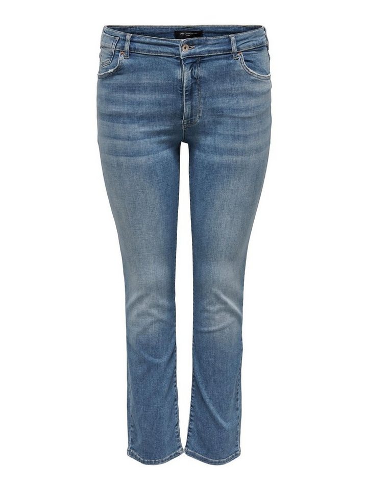 ONLY CARMAKOMA Slim-fit-Jeans Straight Leg Jeans Übergröße Plus Size Denim Hose CARALICIA 4712 in Blau von ONLY CARMAKOMA