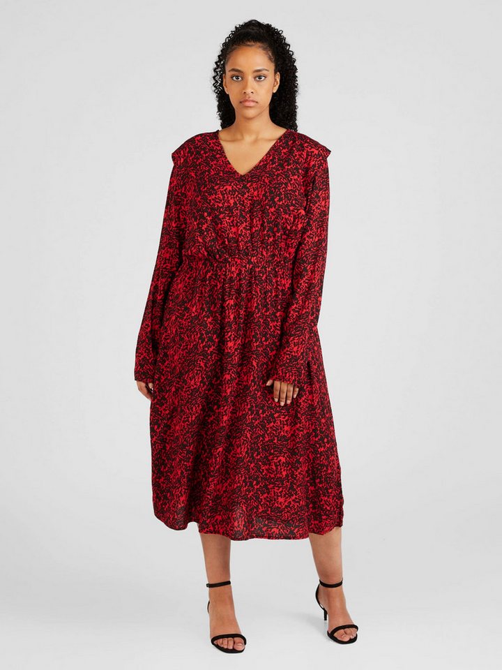 ONLY CARMAKOMA Sommerkleid SCARLETT (1-tlg) Drapiert/gerafft von ONLY CARMAKOMA