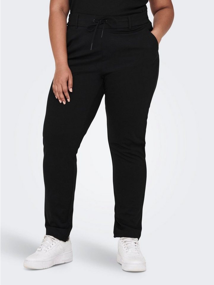 ONLY CARMAKOMA Stoffhose Elegante Stretch Stoffhose Übergröße Curvy Plus Size (1-tlg) 4233 in Schwarz von ONLY CARMAKOMA