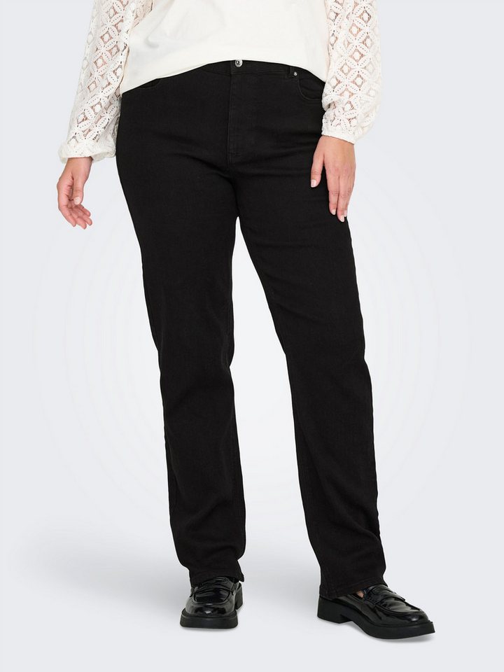 ONLY CARMAKOMA Straight-Jeans CARCRUZ EX HW STRAIGHT DNM PIMBOX BF ONLY CARMAKOMA Straight-Jeans CARCRUZ EX HW STRAIGHT DNM PIMBOX BF von ONLY CARMAKOMA