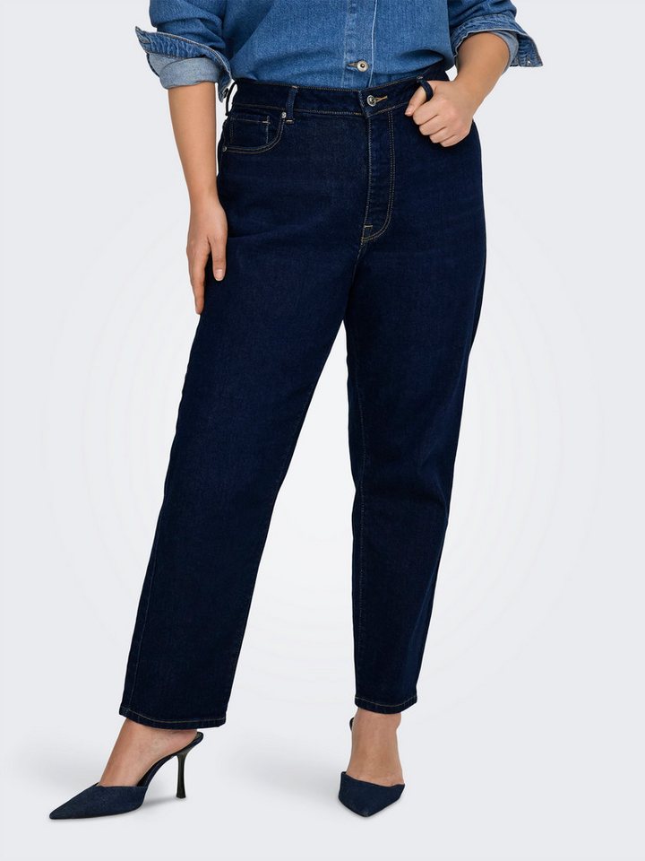 ONLY CARMAKOMA Straight-Jeans CAREMILY ST HW STR ANK DNM TAI0045 NOOS von ONLY CARMAKOMA