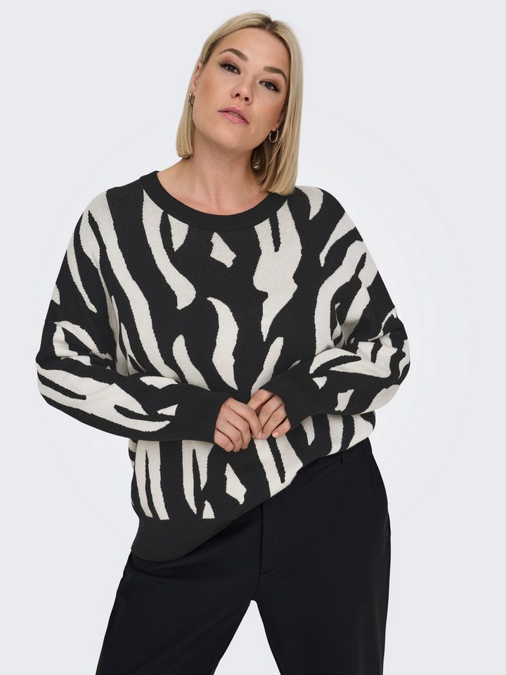 ONLY CARMAKOMA Strickpullover CARMONTANA LS JQ LOOSE O-NECK KNT von ONLY CARMAKOMA