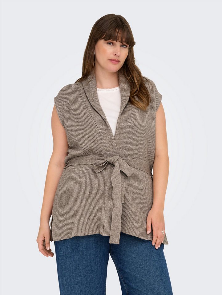 ONLY CARMAKOMA Strickweste CARKATIA SL RIB WRAP VEST KNT von ONLY CARMAKOMA