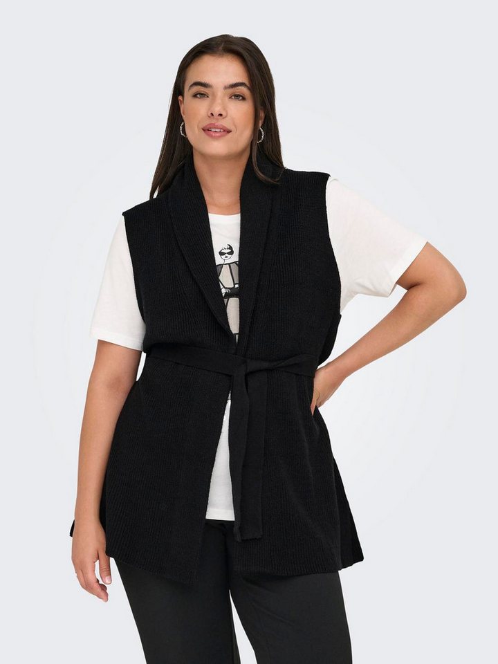 ONLY CARMAKOMA Strickweste CARKATIA SL RIB WRAP VEST KNT von ONLY CARMAKOMA