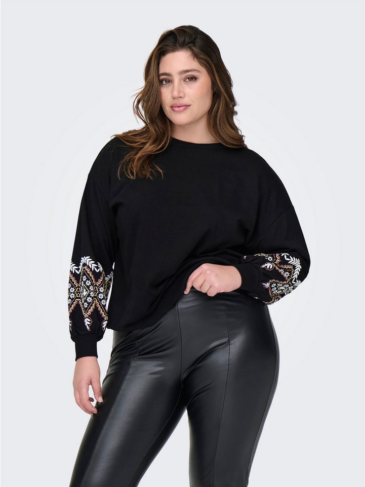ONLY CARMAKOMA Sweatshirt CARBROOKE L/S O-NECK PRINT SWT JRS NOOS ONLY CARMAKOMA Sweatshirt CARBROOKE L/S O-NECK PRINT SWT JRS NOOS von ONLY CARMAKOMA