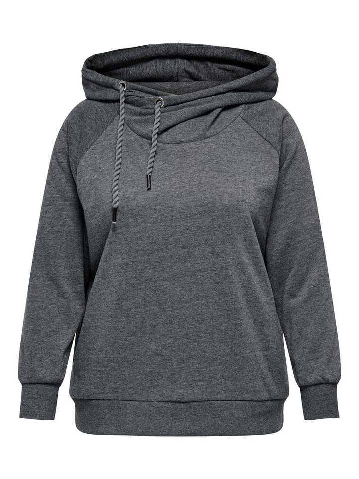 ONLY CARMAKOMA Sweatshirt CARLAMILLE L/S HOOD CS SWT von ONLY CARMAKOMA