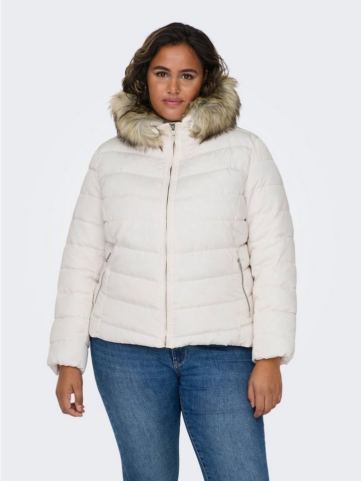 ONLY CARMAKOMA Winterjacke Stepp Winter Jacke Plus Size Übergröße CARNEW 6580 in Weiß von ONLY CARMAKOMA