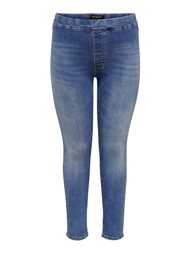 ONLY CARMAKOMA Women's CARLAOLA HW Legging LG ANK AZG DNM Jeggings, Light Blue Denim, 48/32 von ONLY Carmakoma