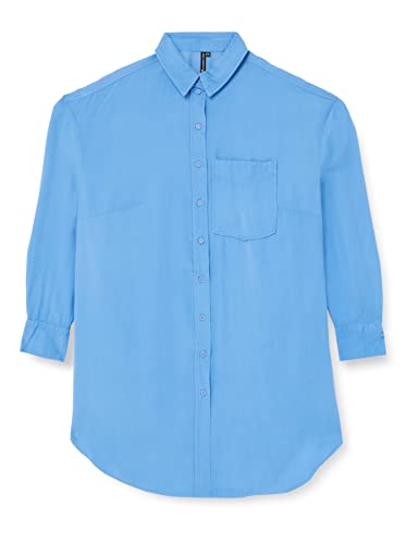 ONLY CARMAKOMA Women's CARLARIS Life L/S Long Shirt DNM Bluse, Ultramarine, 42 ONLY CARMAKOMA Women's CARLARIS Life L/S Long Shirt DNM Bluse, Ultramarine, 42 von ONLY Carmakoma