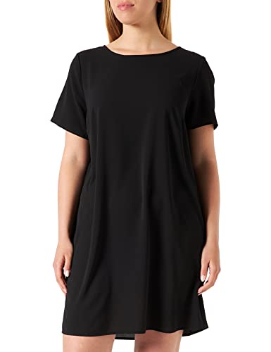 ONLY Carmakoma Damen Carlux Tunic Dress Wvn Noos Blusenkleid, Black 2, 46 EU von ONLY Carmakoma