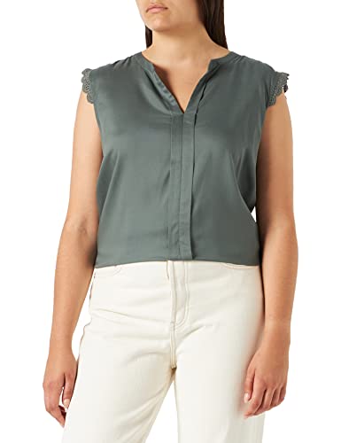 ONLY CARMAKOMA Women's CARMUMI SL WVN NOOS Top, Balsam Green, 44 von ONLY Carmakoma