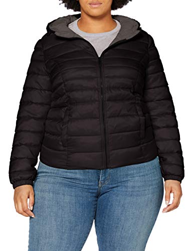 ONLY CARMAKOMA Damen Cartahoe Quilted Hood Jacket Otw Steppjacke, Schwarz, 42 Große Größen EU von ONLY Carmakoma