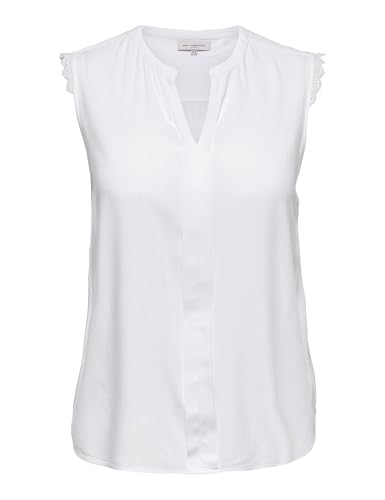 ONLY Carmakoma Damen Carmumi Sl Top Shirt, Weiß, 44 EU von ONLY Carmakoma