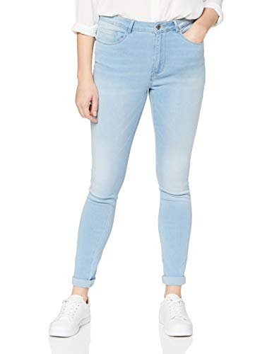 ONLY & SONS Damen Caraugusta Jeans, Light Blue Denim, 44W / 32L EU von ONLY Carmakoma