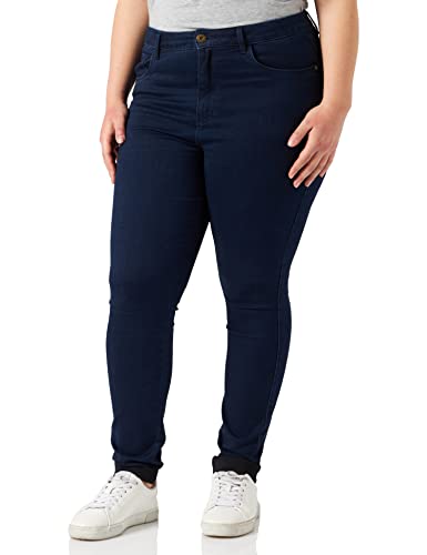 ONLY Carmakoma NOS Damen CARAUGUSTA HW Skinny BB DBD NOOS Jeans, Blau (Dark Blue Denim Dark Blue Denim), 52/L30 (Herstellergröße: 52) von ONLY Carmakoma