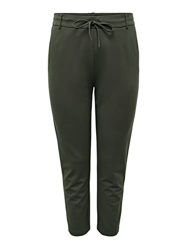 ONLY CARMAKOMA Damen Cargoldtrash Life Classic Pant Noos Hose, Peat, 48W / 34L EU von ONLY Carmakoma