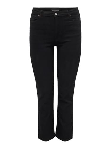 ONLY CARMAKOMA Damen Carsui Mid Slim DNM Dia367 Noos Jeanshose, Washed Black, 46W / 32L EU ONLY CARMAKOMA Damen Carsui Mid Slim DNM Dia367 Noos Jeanshose, Washed Black, 46W / 32L EU von ONLY Carmakoma